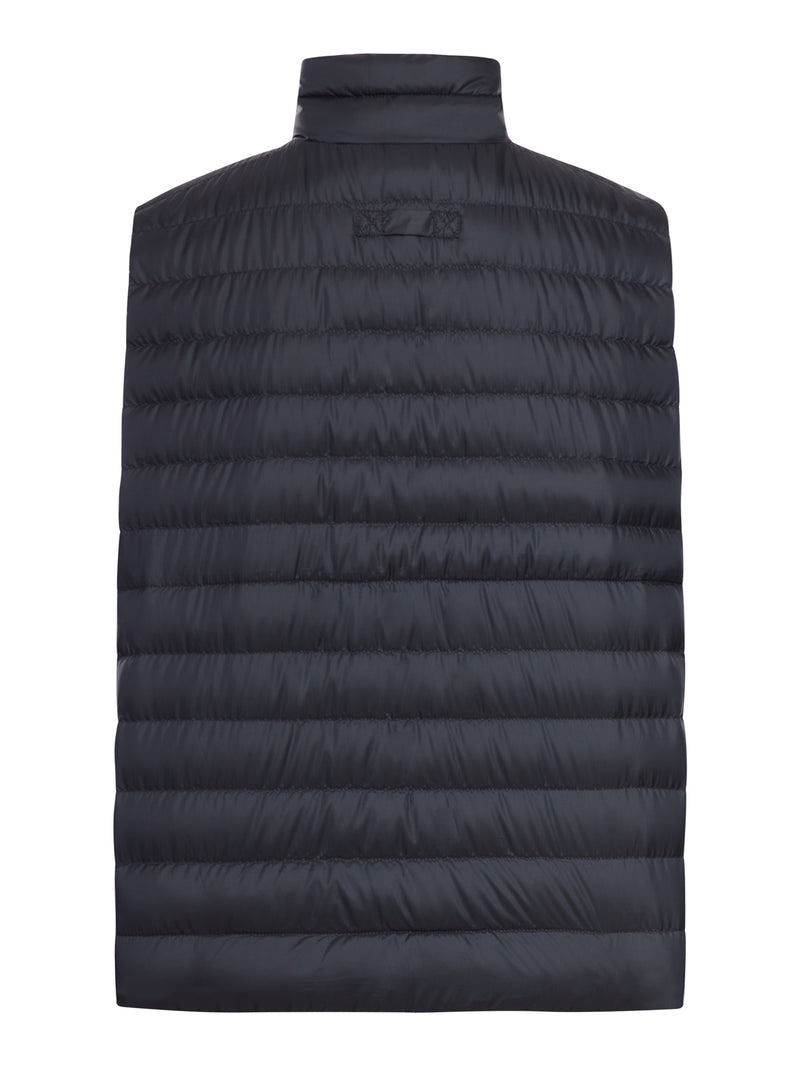 AETHERA TONAL LABEL SLEEVELESS JACKET