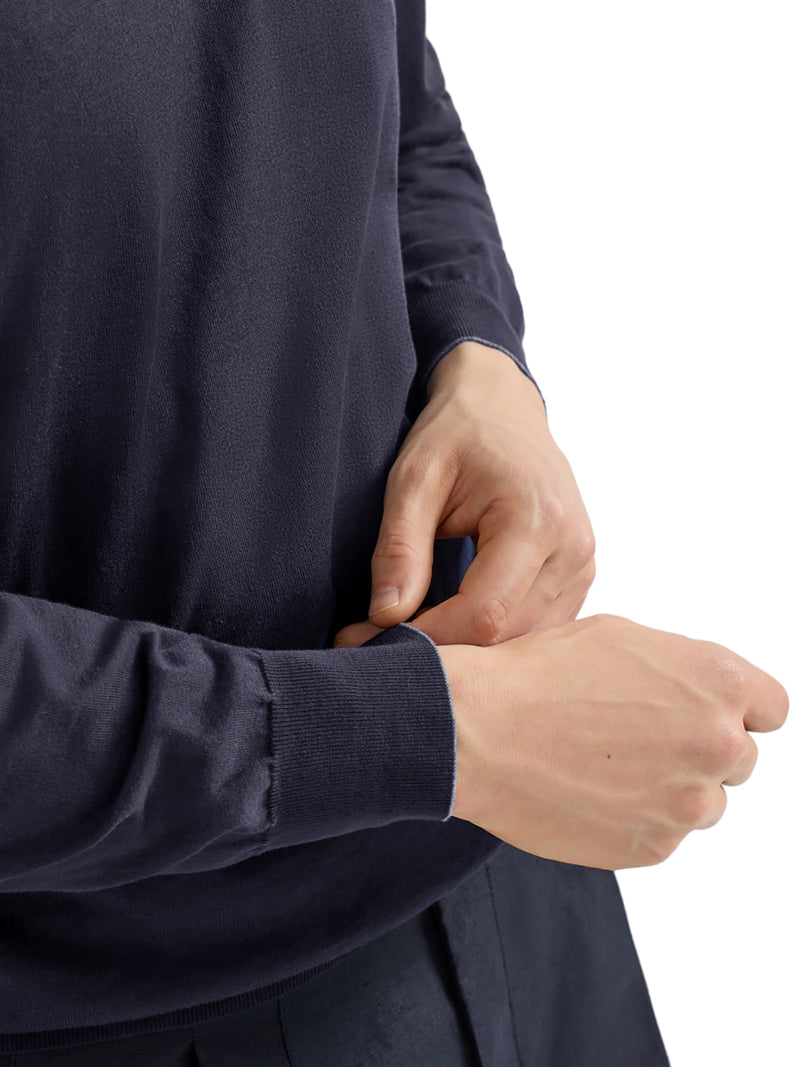 LIGHTWEIGHT COTTON SWEATER