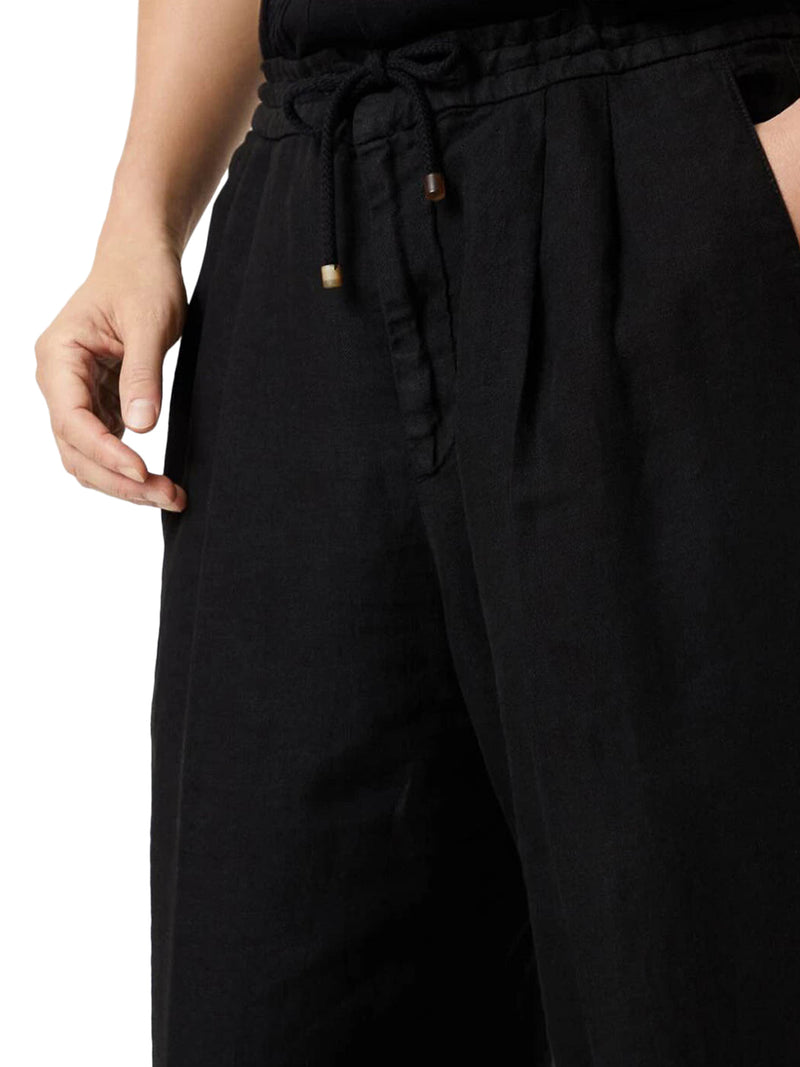LINEN TROUSERS WITH DRAWSTRING