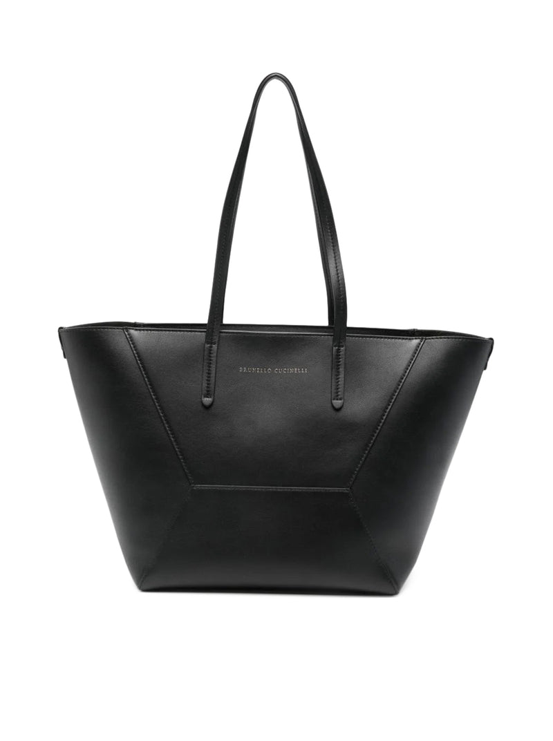 LEATHER SHOPPER BAG
