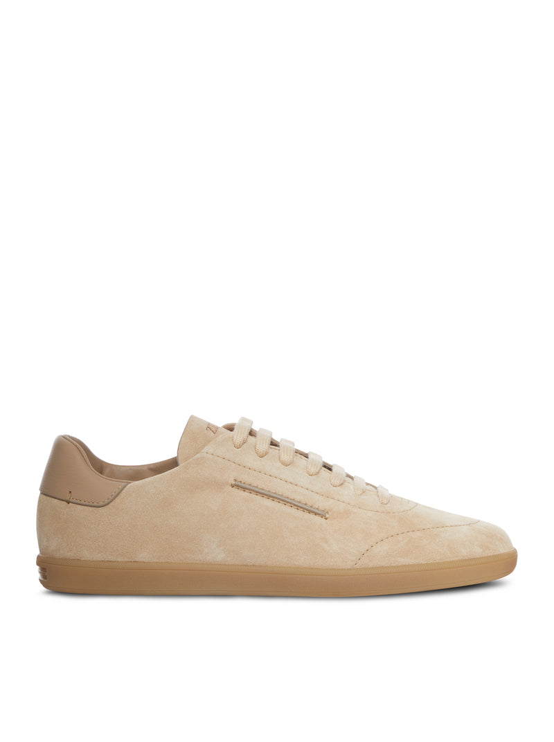 LOW-TOP SUEDE SNEAKERS
