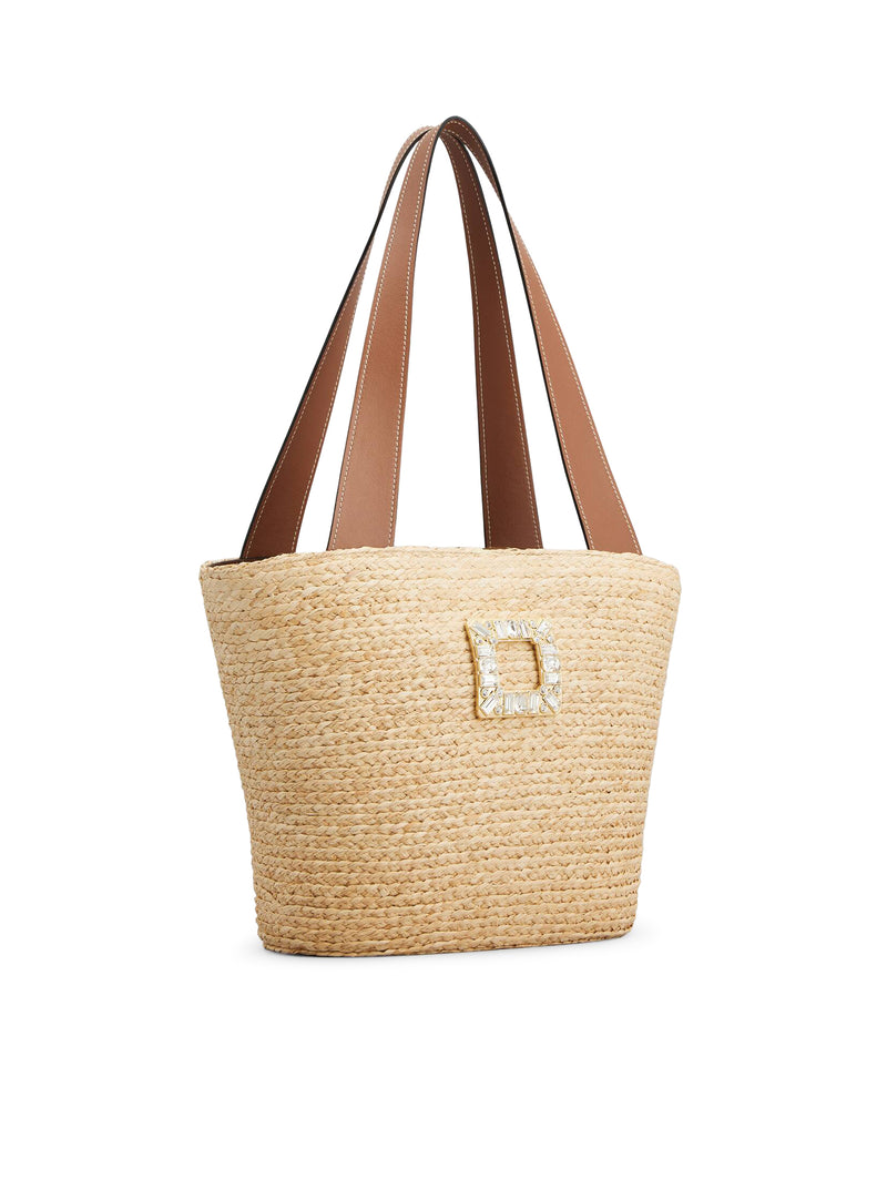 SMALL RAFFIA SHOPPING BAG