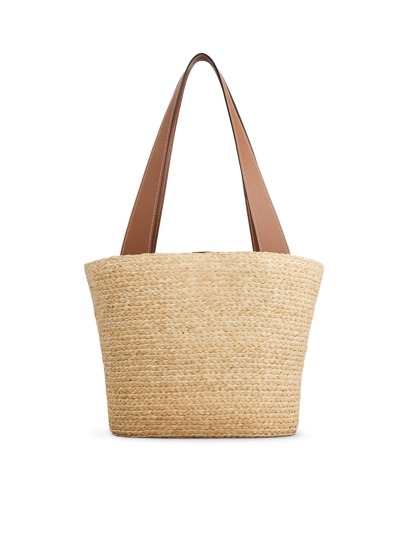 SMALL RAFFIA SHOPPING BAG
