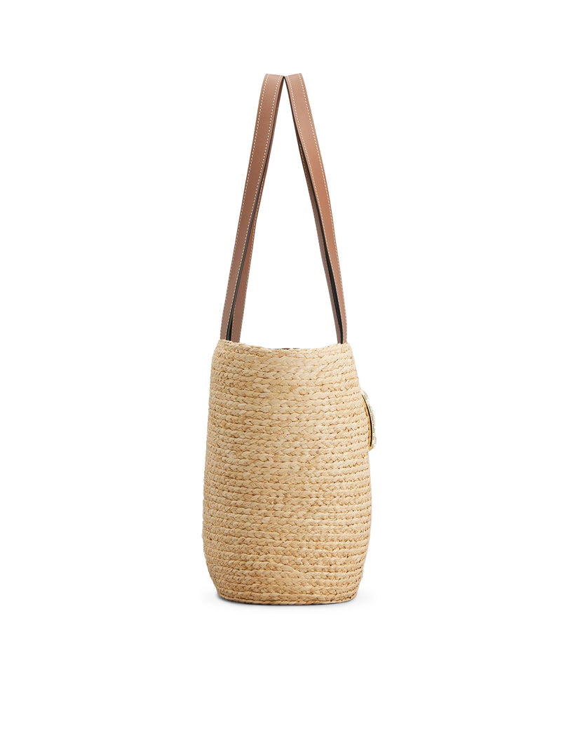 SMALL RAFFIA SHOPPING BAG