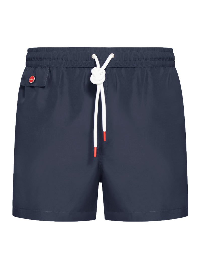 SHORT SWIMSUIT IN LIGHTWEIGHT TECHNICAL FABRIC