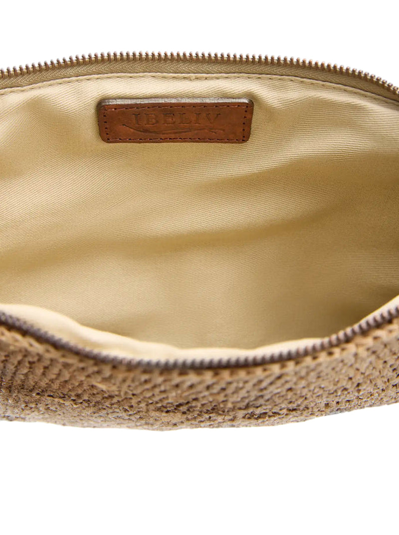 AMPY RAFFIA CLUTCH
