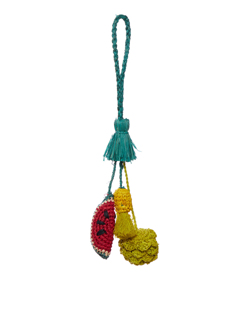 DECORATIVE WATERMELON CHARMS IN RAFFIA