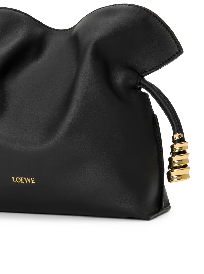 COIL FLAMENCO MINI CLUTCH BAG IN CALFSKIN NAPPA