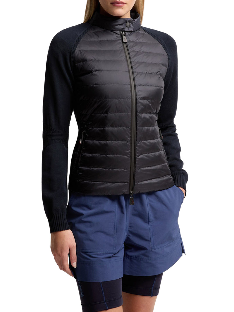 PADDED CARDIGAN WITH ZIP