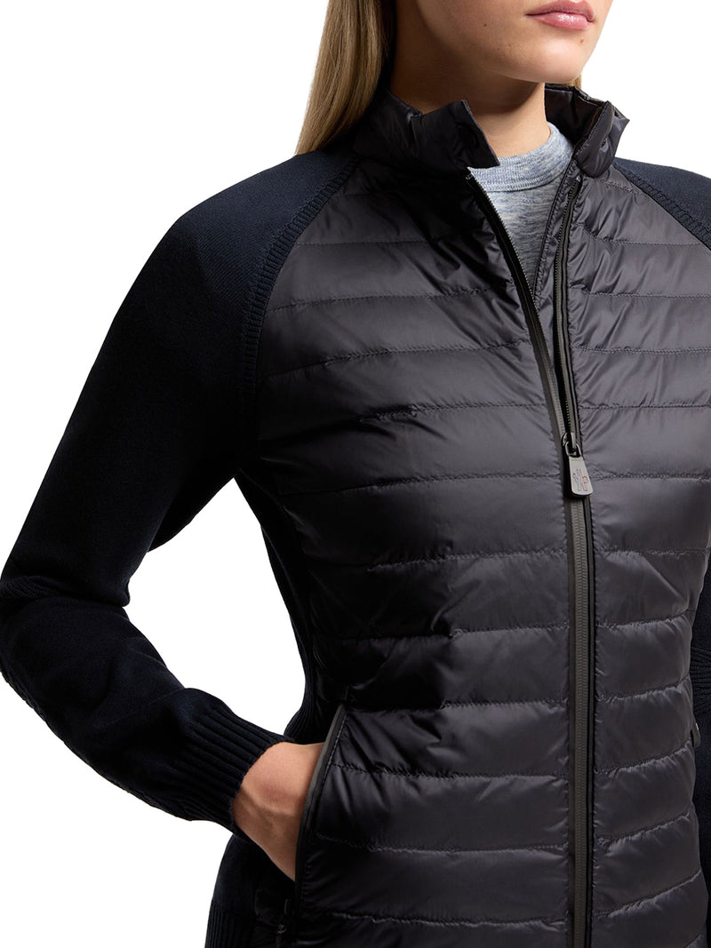 PADDED CARDIGAN WITH ZIP