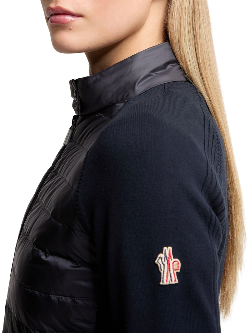 PADDED CARDIGAN WITH ZIP