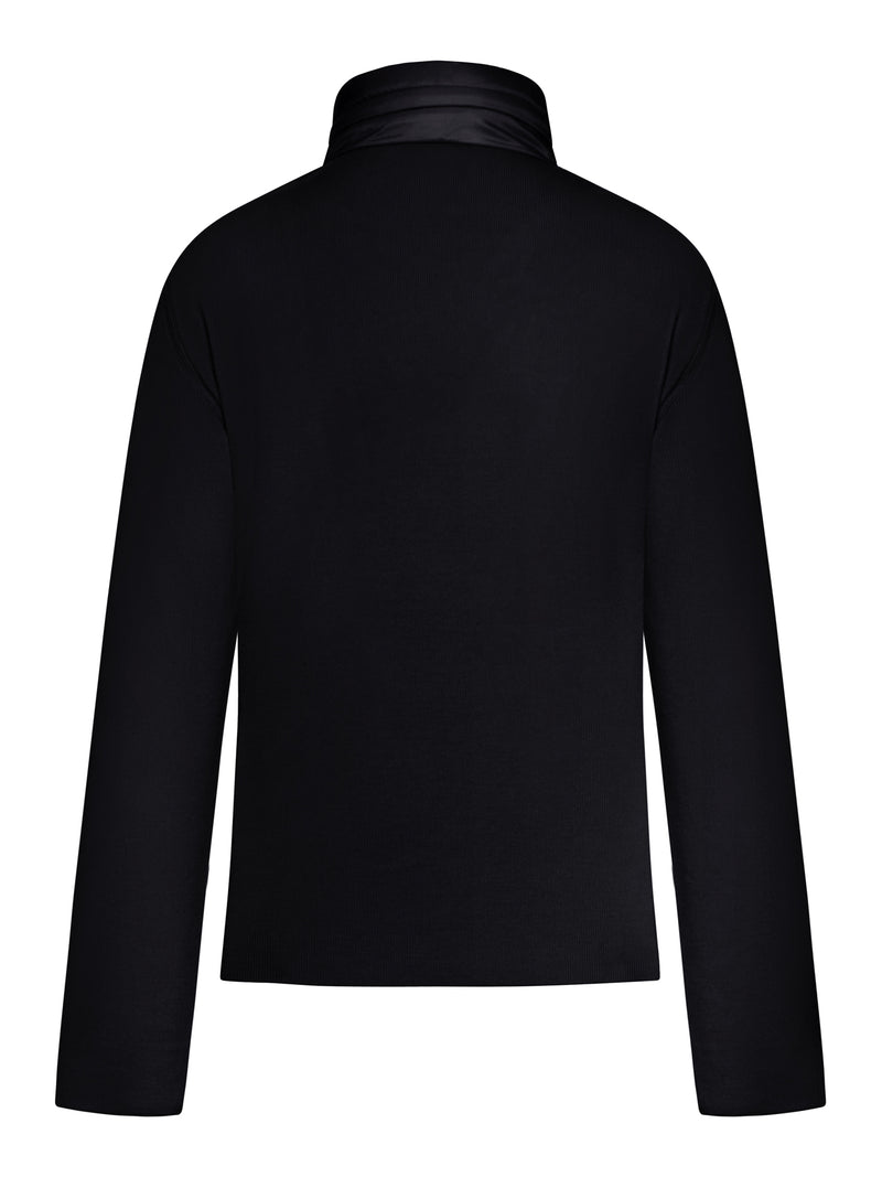 PADDED CARDIGAN WITH ZIP