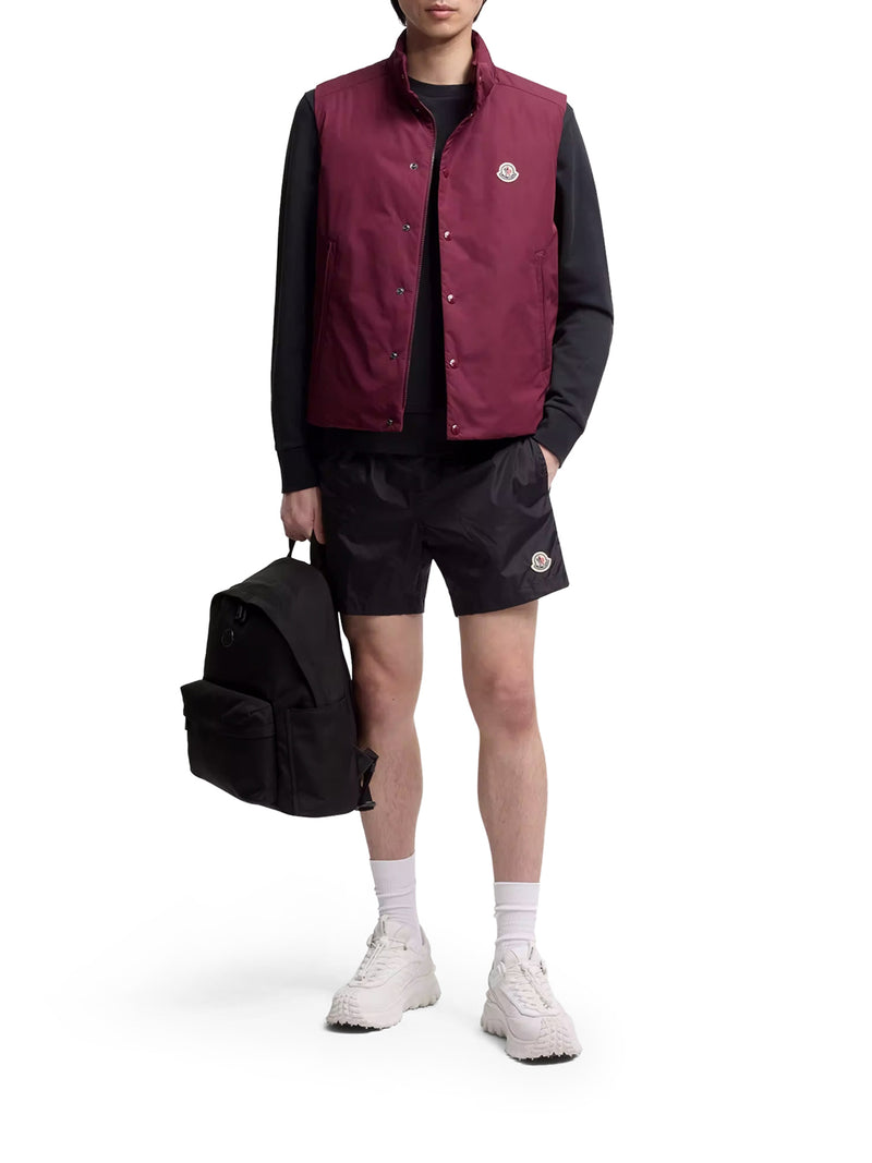 SWIMWEAR WITH LOGO PATCH