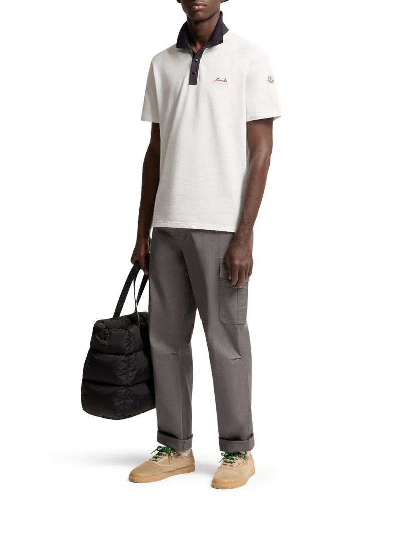 COTTON PIQUET POLO SHIRT WITH EMBROIDERED LOGO