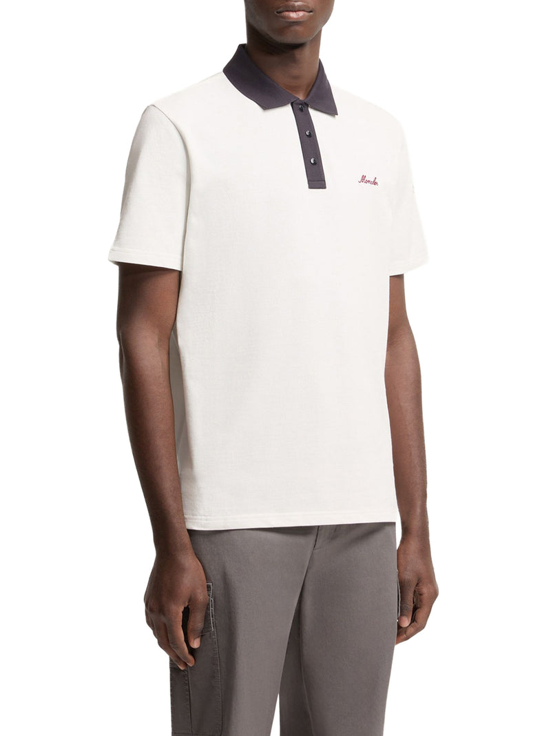 COTTON PIQUET POLO SHIRT WITH EMBROIDERED LOGO