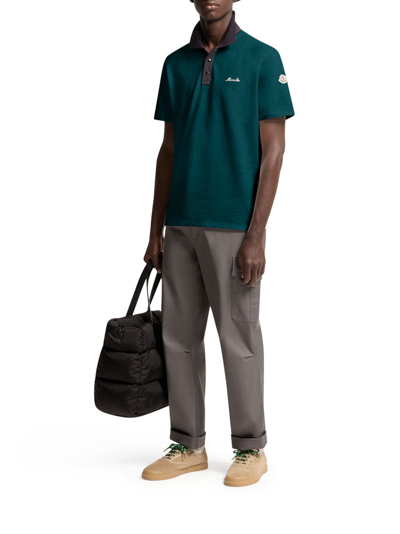 COTTON PIQUET POLO SHIRT WITH EMBROIDERED LOGO