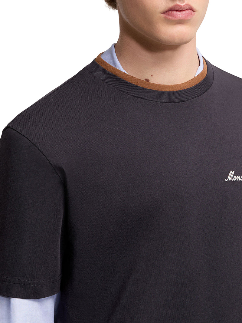 COTTON T-SHIRT WITH EMBROIDERED LOGO