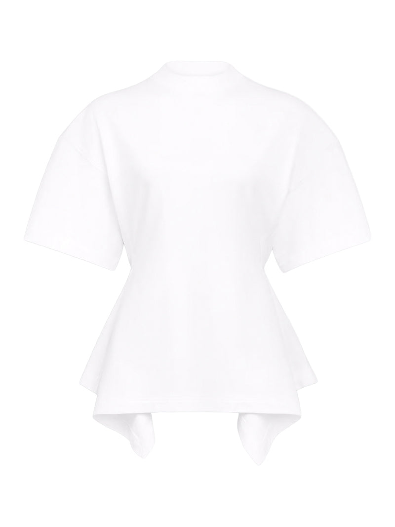 COTTON PANELED T-SHIRT