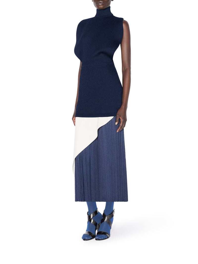 POPLIN POINTED SKIRT