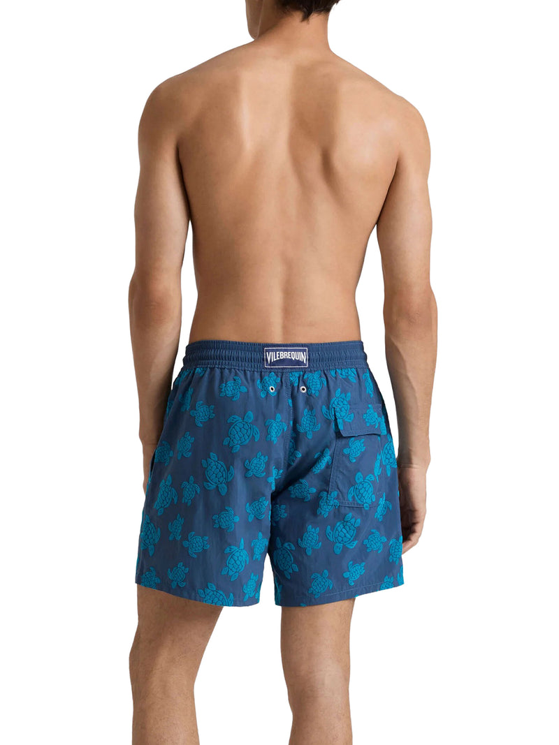 RONDE DES TORTUES FLOCKED SWIMSUIT