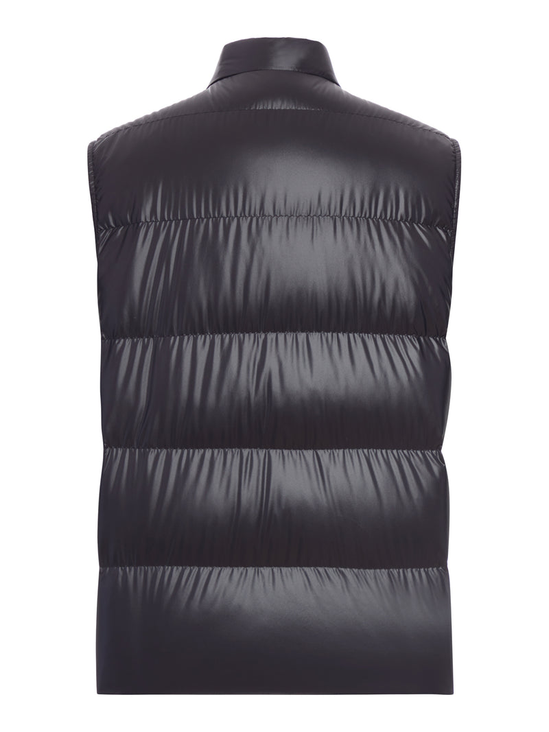 RESTIGO QUILTED VEST WITH LOGO PATCH