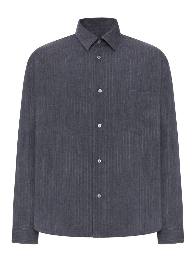 STRIPED LINEN SHIRT