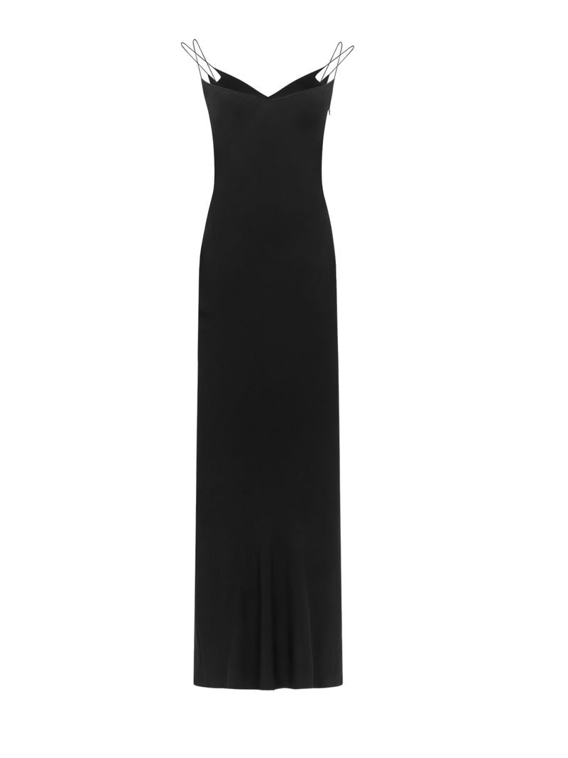 DOUBLE-STRAP COCKTAIL DRESS