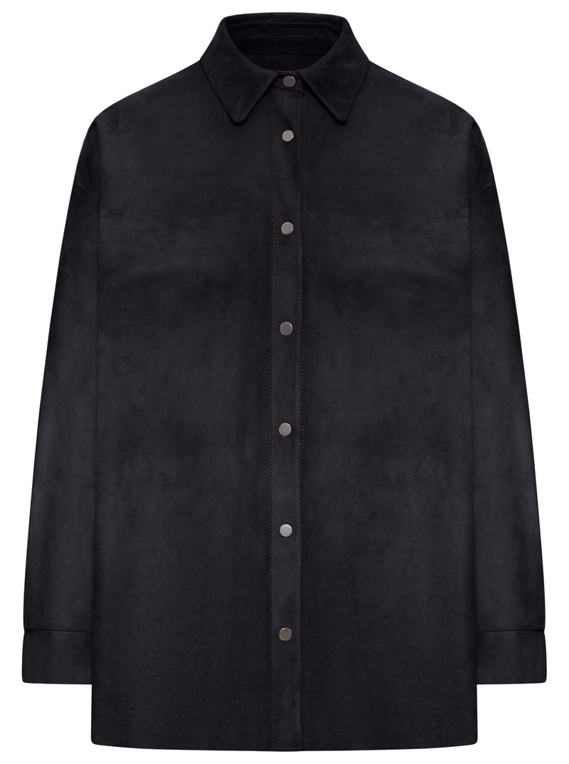SUEDE OVERSHIRT