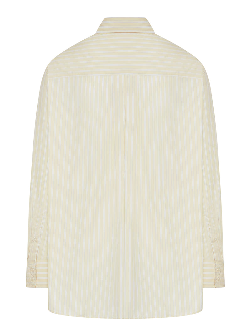 OVERSIZED COTTON SHIRT WITH PATCHED POCKET