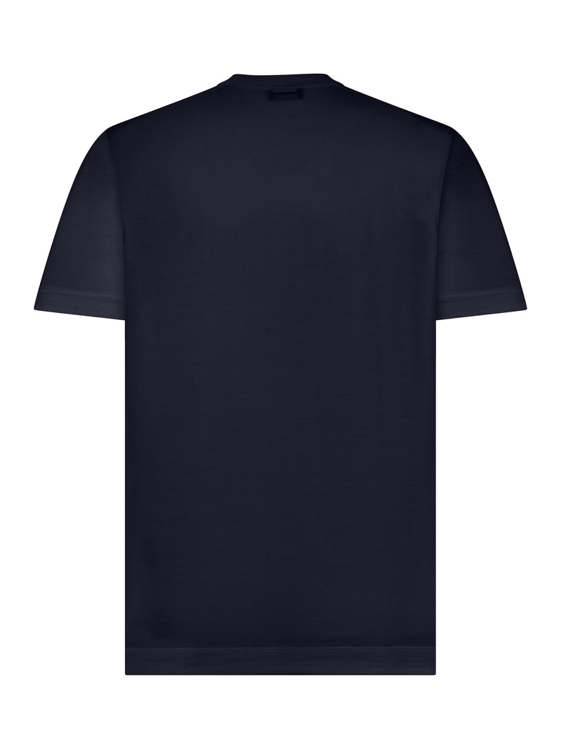 CREW NECK T-SHIRT IN SILK BLEND