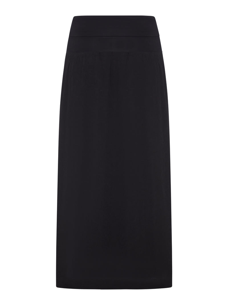 MIDI SKIRT IN LINEN BLEND