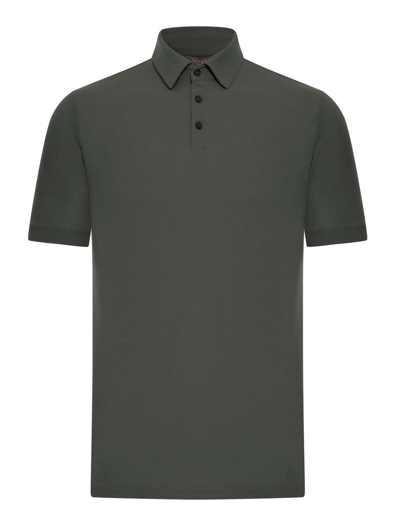 SLIM FIT POLO IN ICE COTTON
