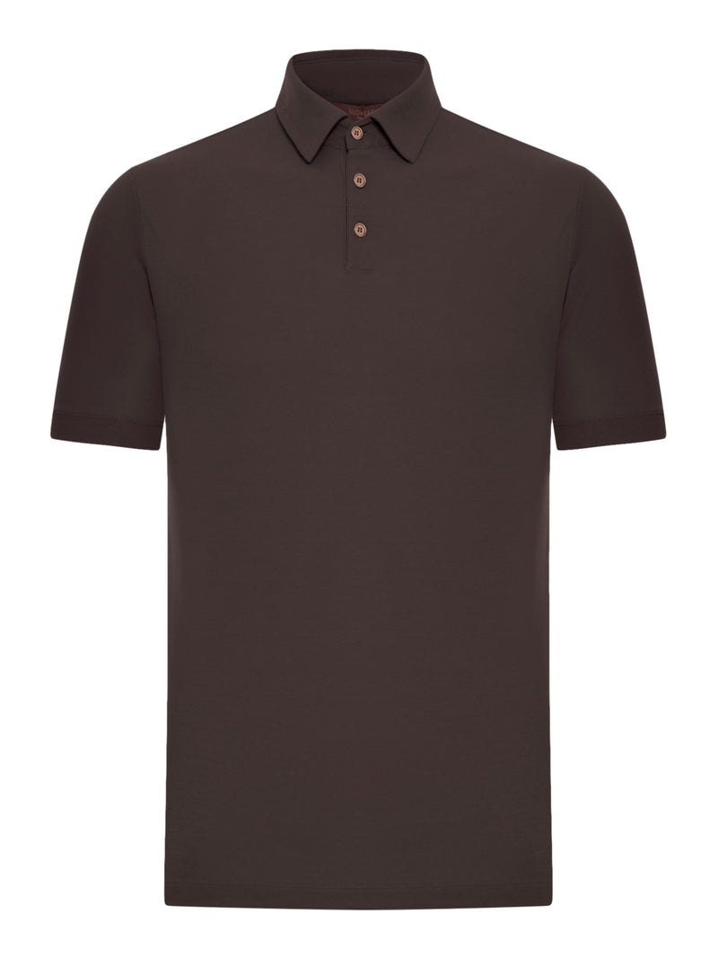 SLIM FIT POLO IN ICE COTTON