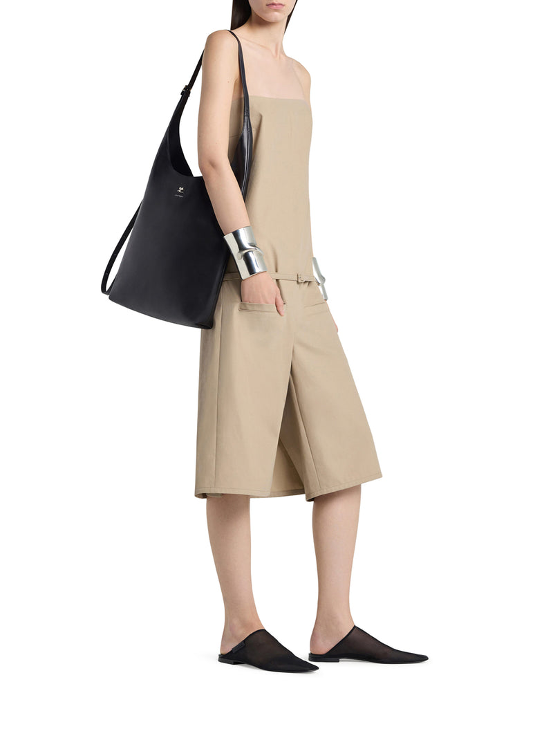 LARGE MELT LEATHER TOTE BAG