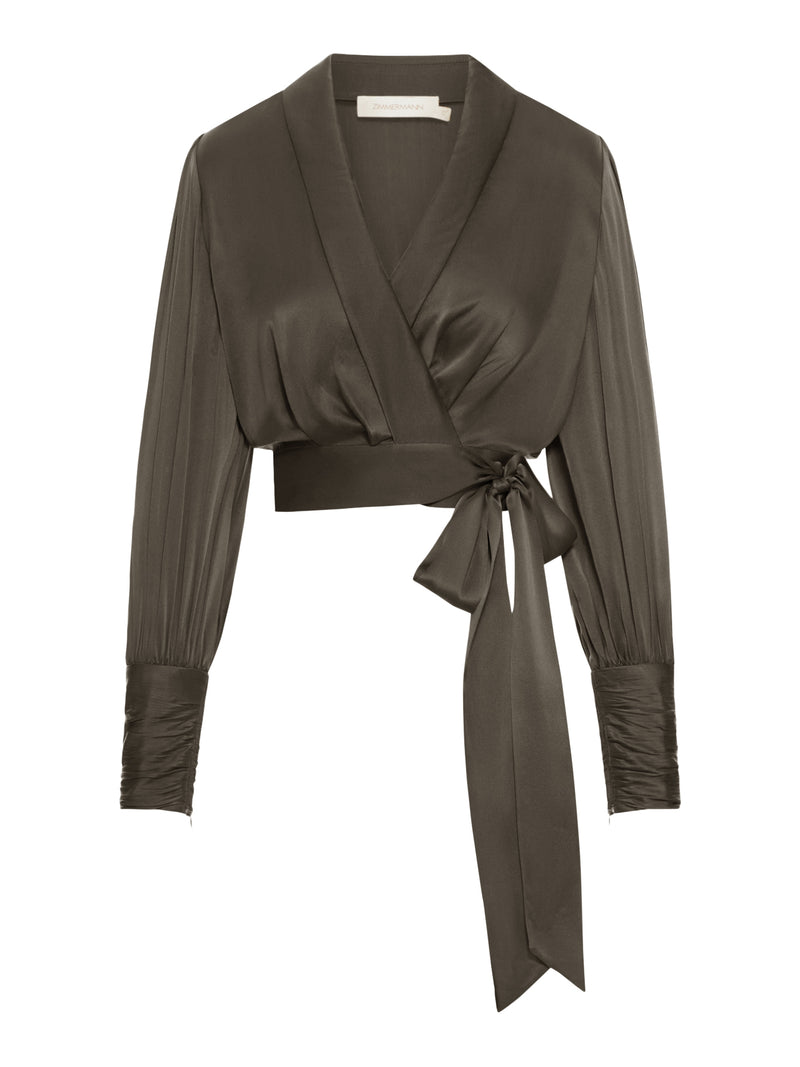 SILK WRAP TOP