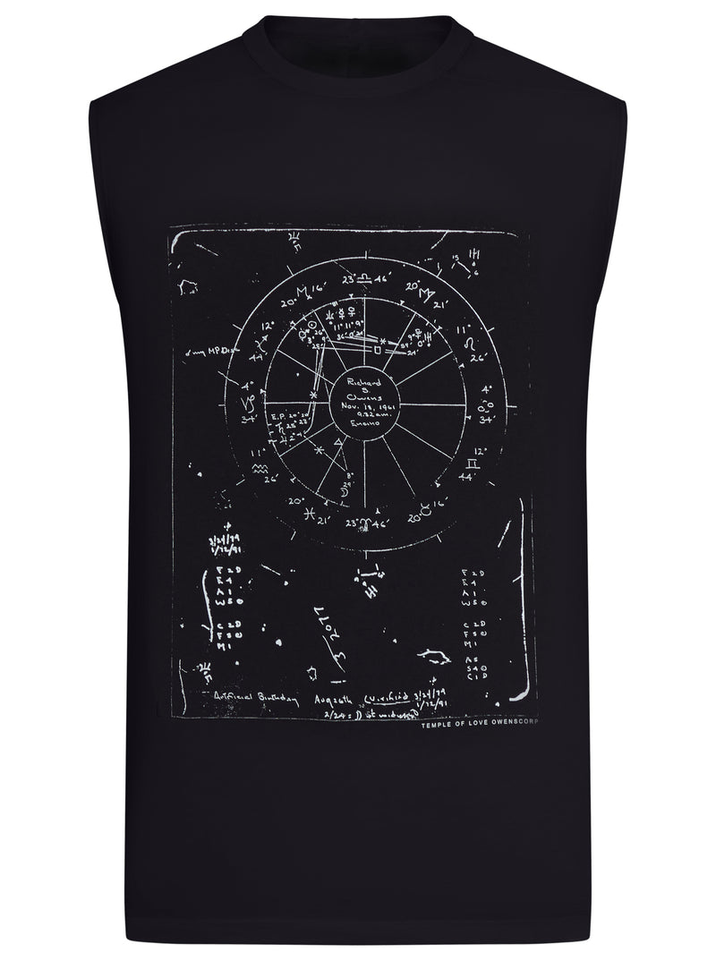 COTTON SLEEVELESS TOP WITH PRINT