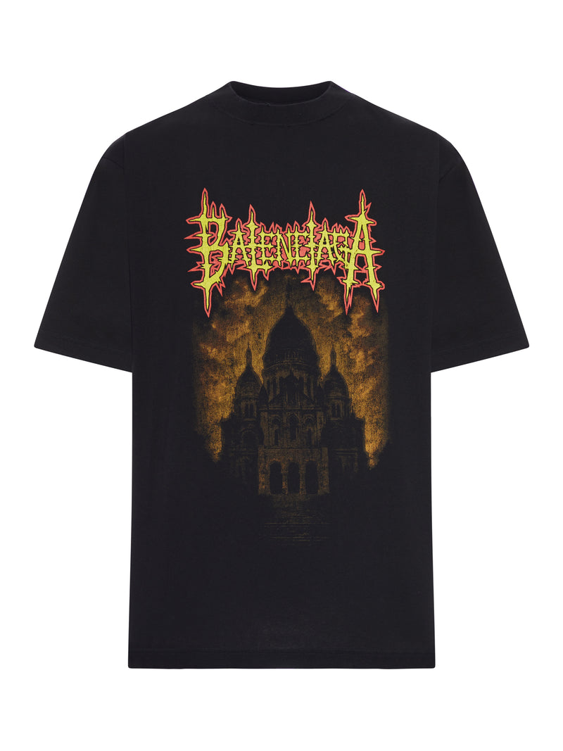 CREWNECK T-SHIRT IN COTTON WITH PRINT