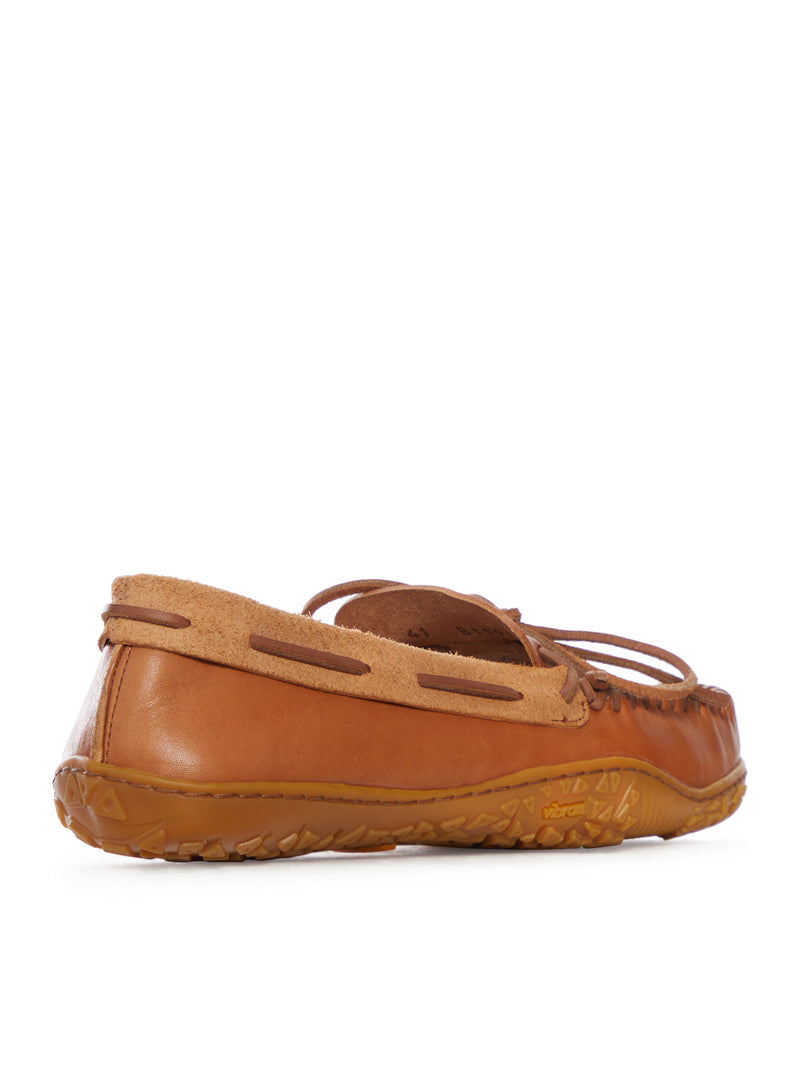 BOAT LOAFERS IN SMOOTH LEATHER WITH SUEDE INSERTS