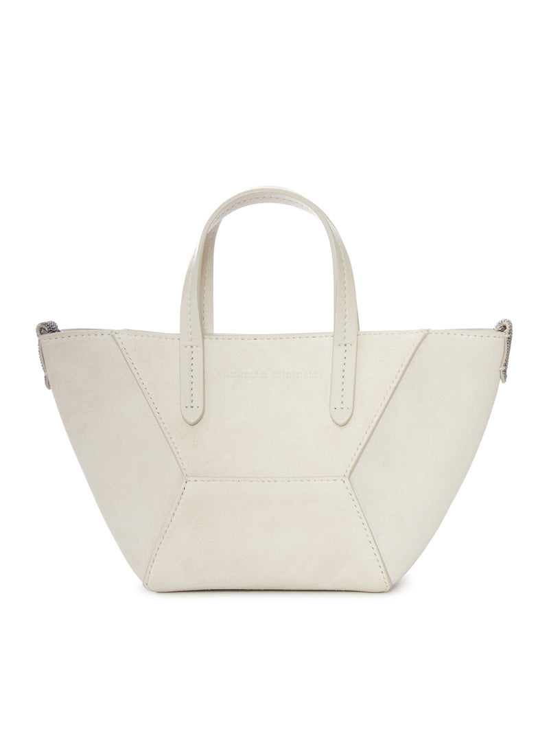 MINI SUEDE BAG WITH SHOULDER STRAP