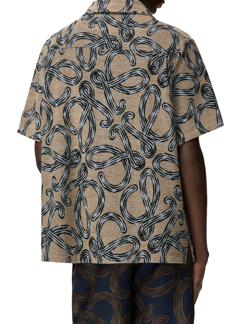 SHORT-SLEEVED SHIRT WITH ALL-OVER ANAGRAM