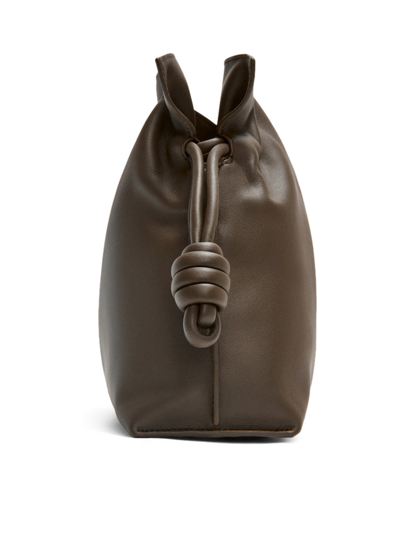MEDIUM FLAMENCO CLUTCH BAG IN CALFSKIN NAPPA