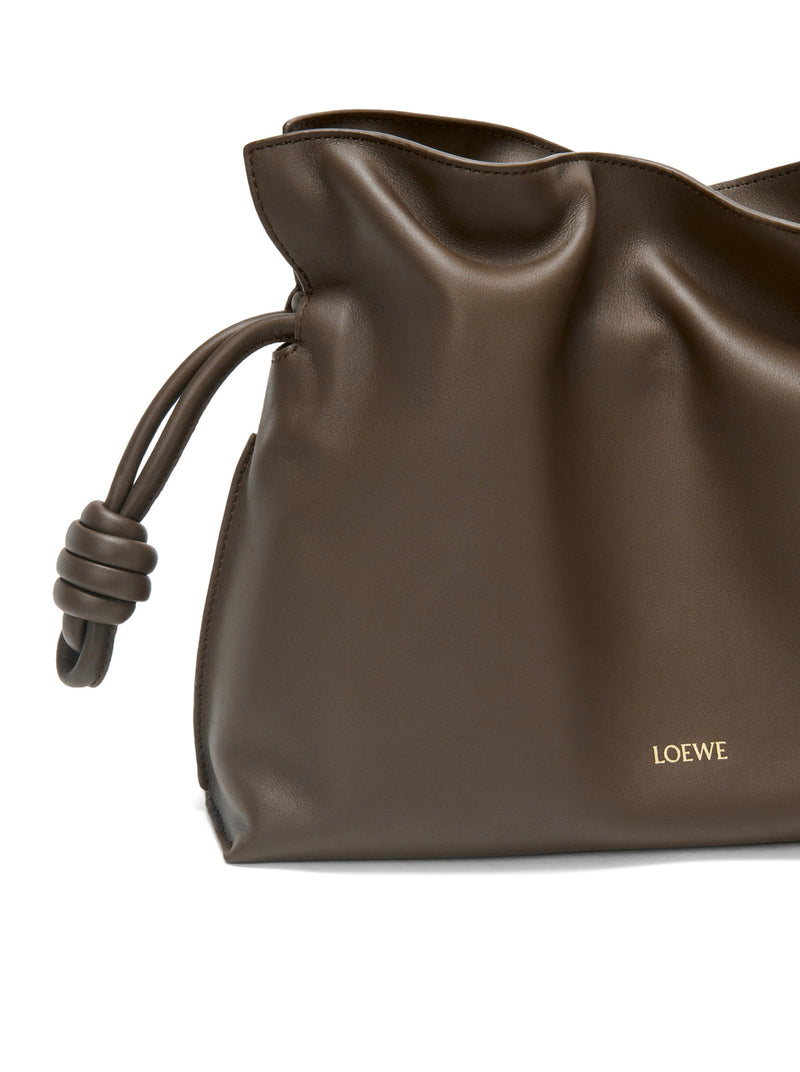 MEDIUM FLAMENCO CLUTCH BAG IN CALFSKIN NAPPA