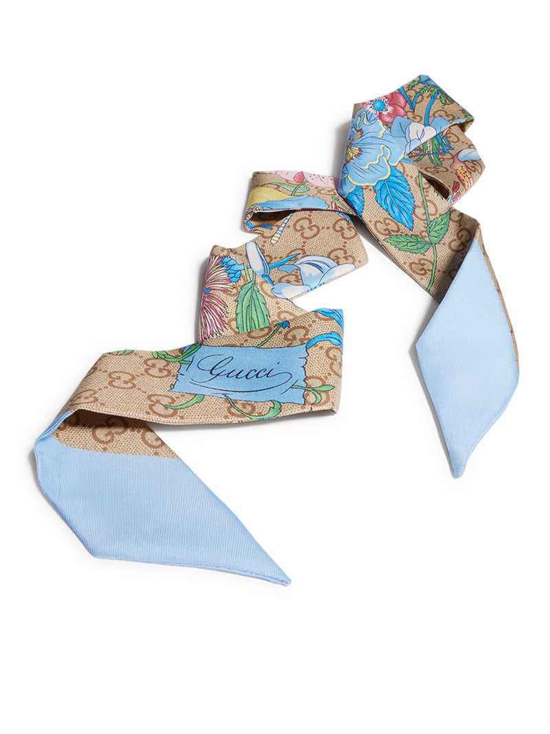 FLORA SCARF IN PRINTED SILK