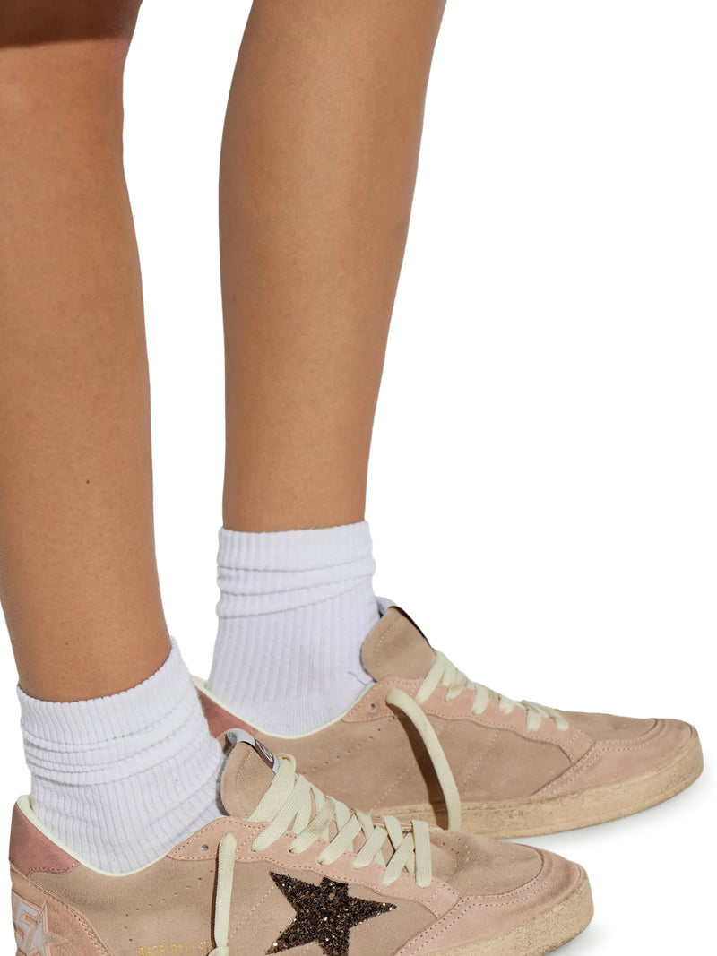 BALL STAR GLITTER-PATCH SNEAKERS