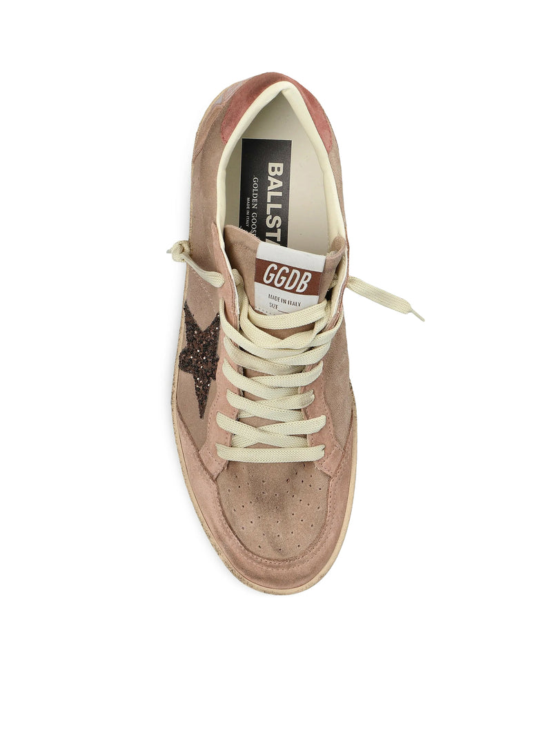 BALL STAR GLITTER-PATCH SNEAKERS