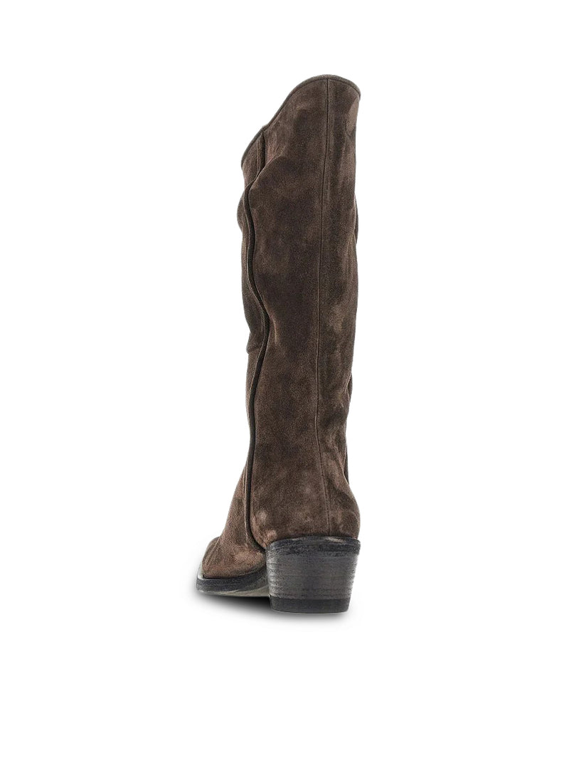 CLIVE WESTERN SUEDE BOOTS