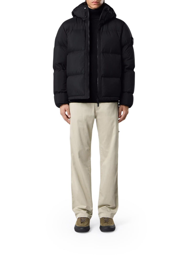 TEAR-PROOF DOWN JACKET WITH DETACHABLE HOOD