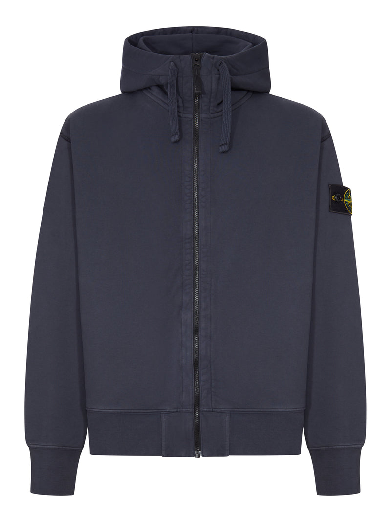 COTTON ZIP-UP HOODIE