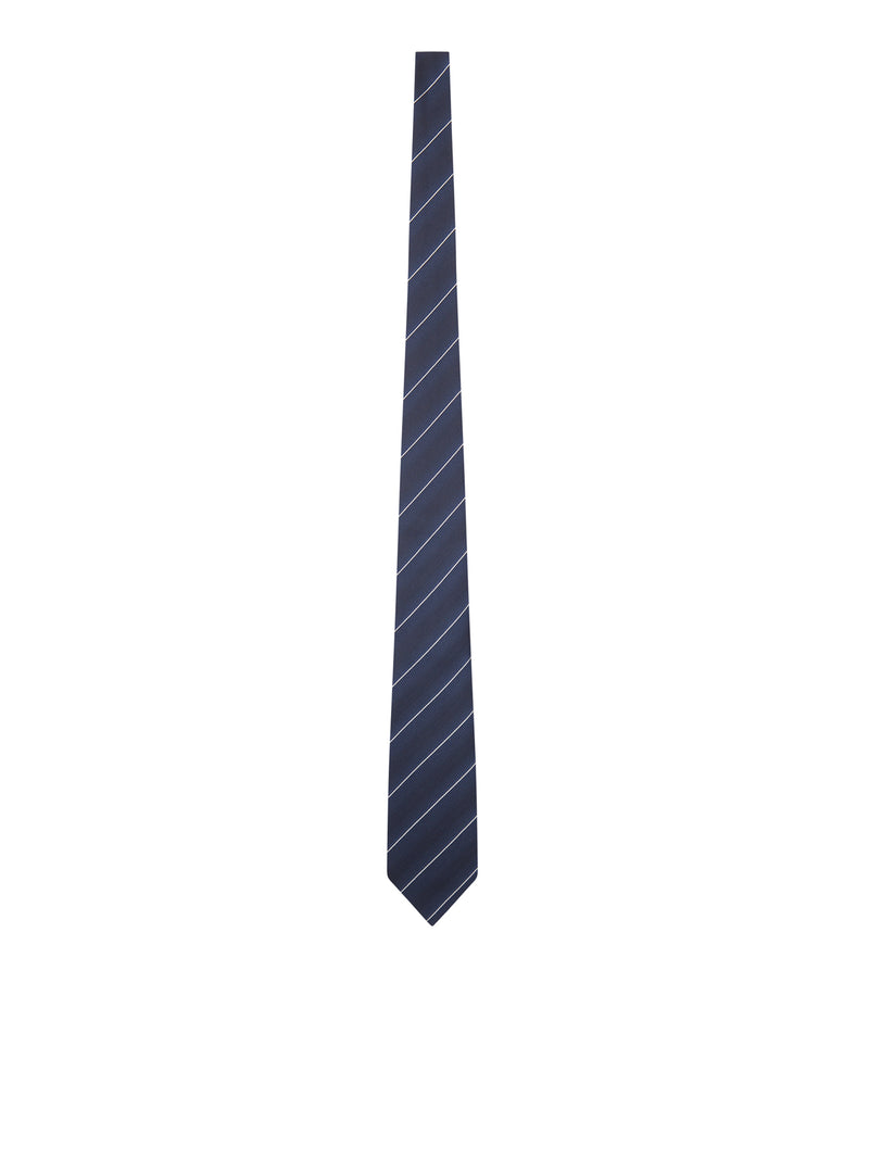 SILK TIE WITH GEOMETRIC PATTERN