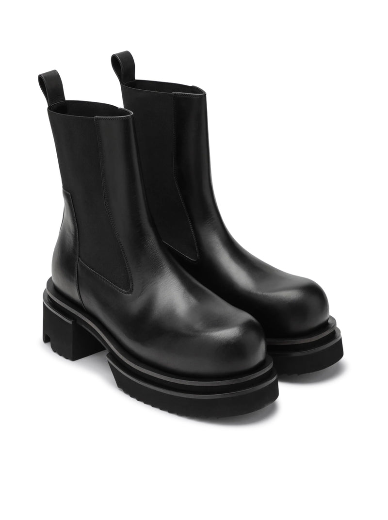 BOGUN BLACK LEATHER BOOTS
